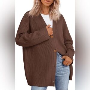 Amazon Women's Chocolate Cardigan Sweater